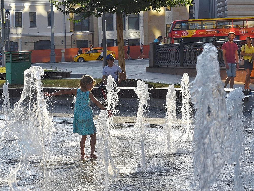 Жарко летом в городе