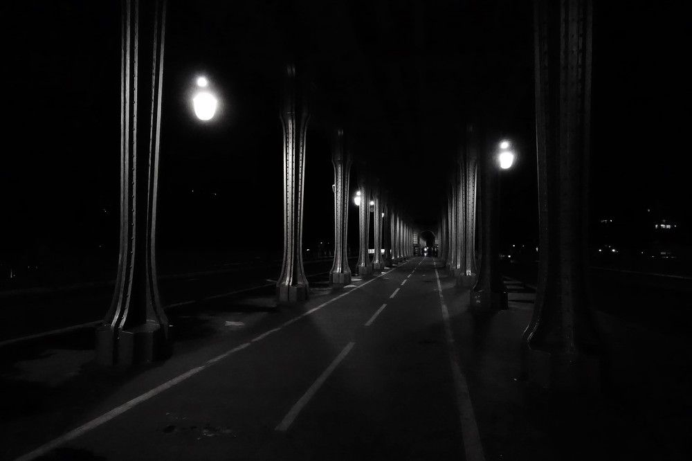 Noche en el puente