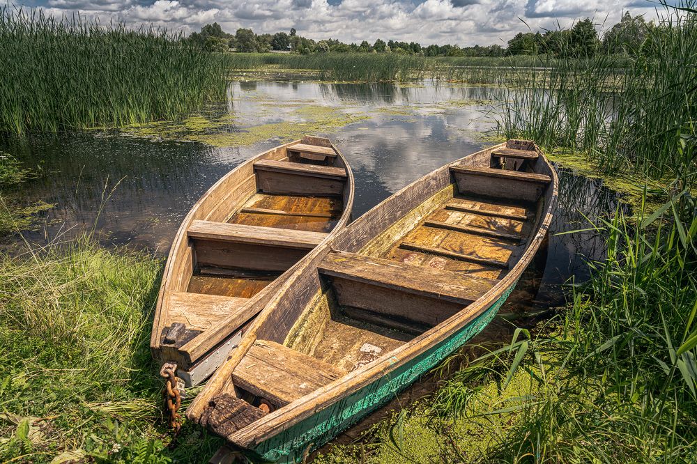 Лодочки на реке Воронеж