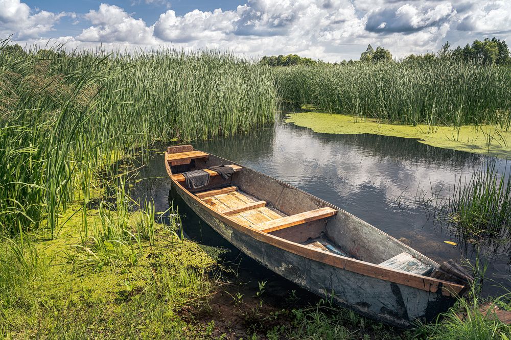 Лодочки на реке Воронеж