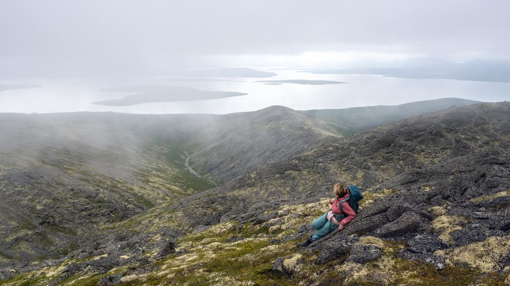Над Хибинами сплошная облачность