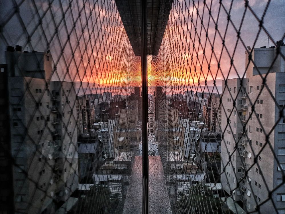 Urban twilight, Porto Alegre - Brazil