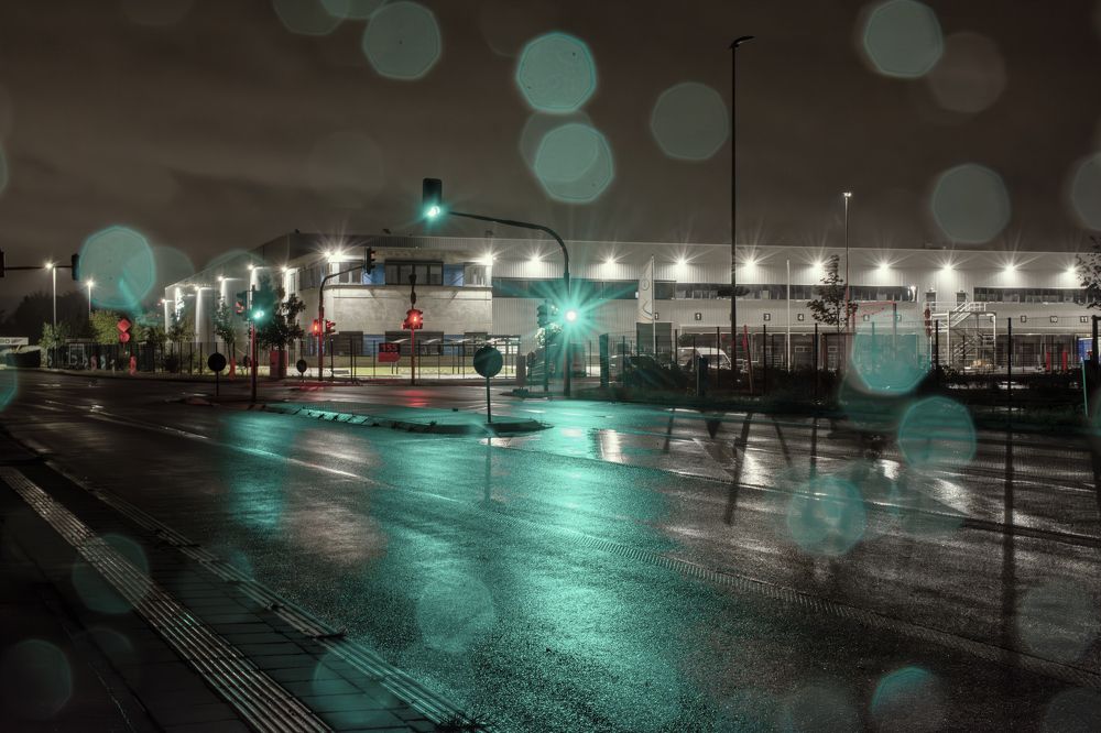 Empty streets in the Ruhr area/ Пустые улицы Рурской области.