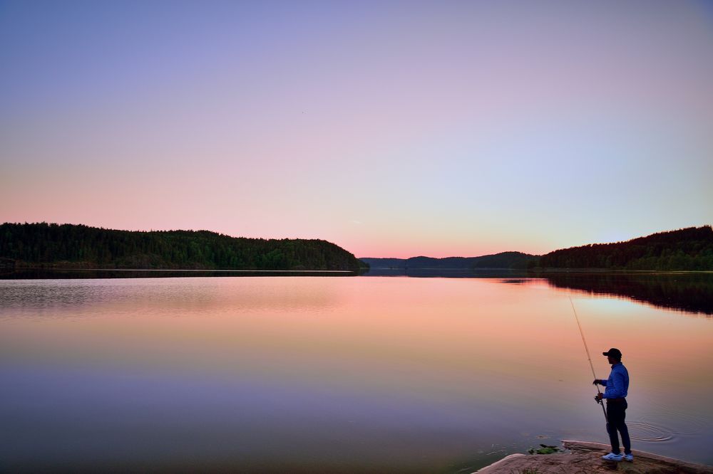 На вечерней зорьке
