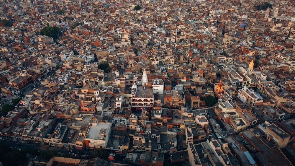 Aerial view of Punjab