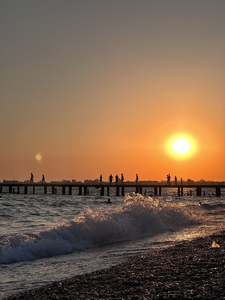 Закат в Евпатории