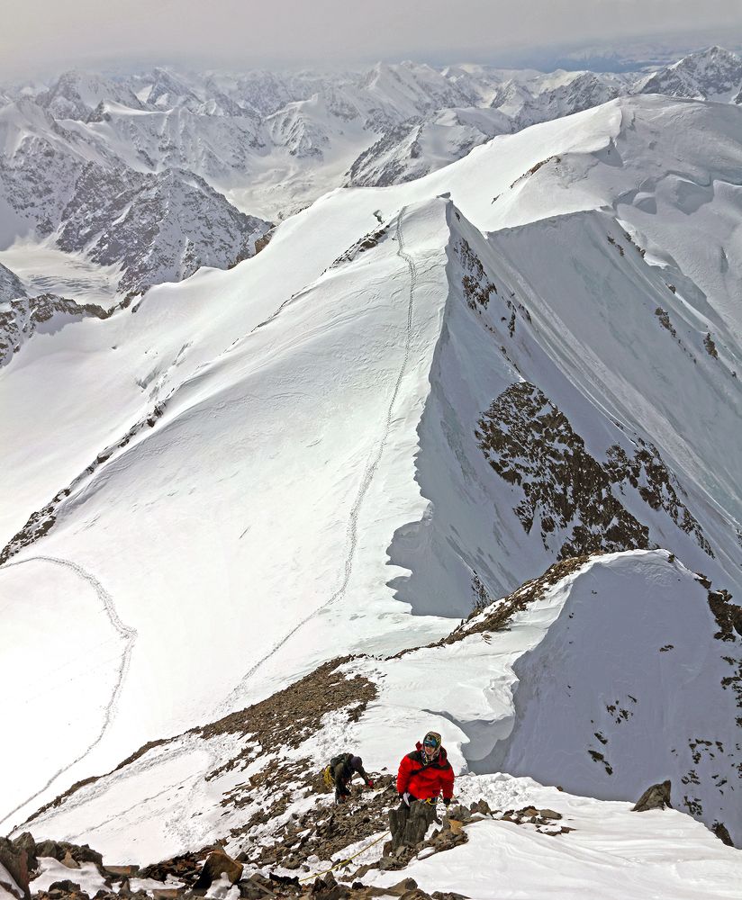Восхождение на п. Актру.