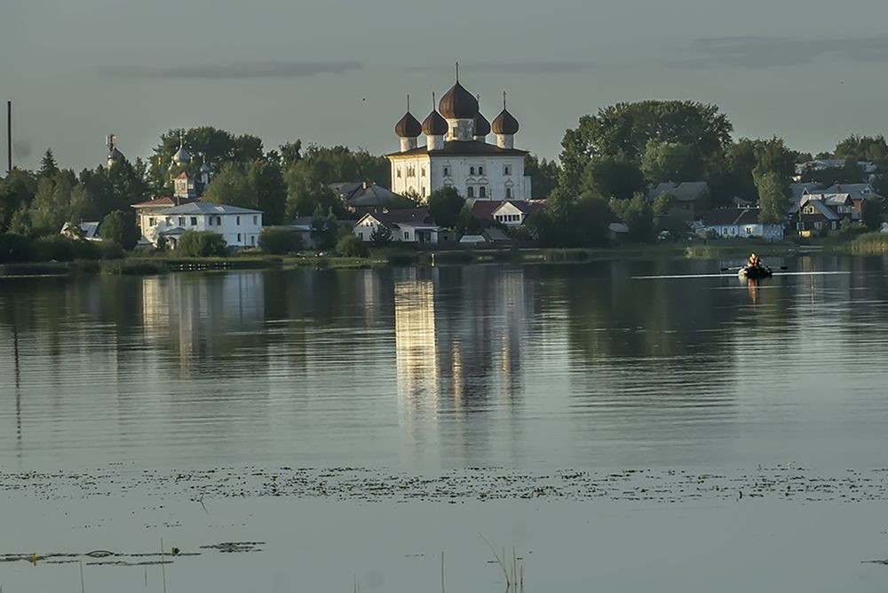 Вечер на реке Онега.