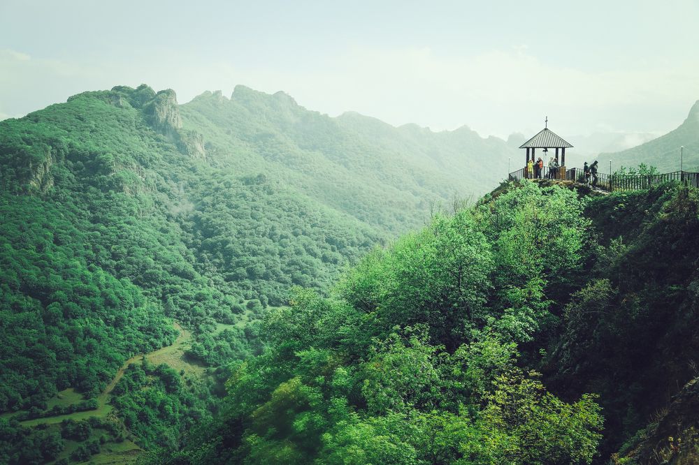 КЧР. Колокольня после дождя