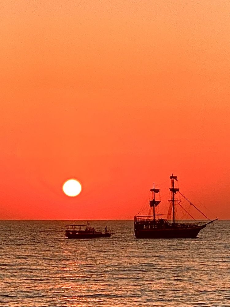 « Закат на море».