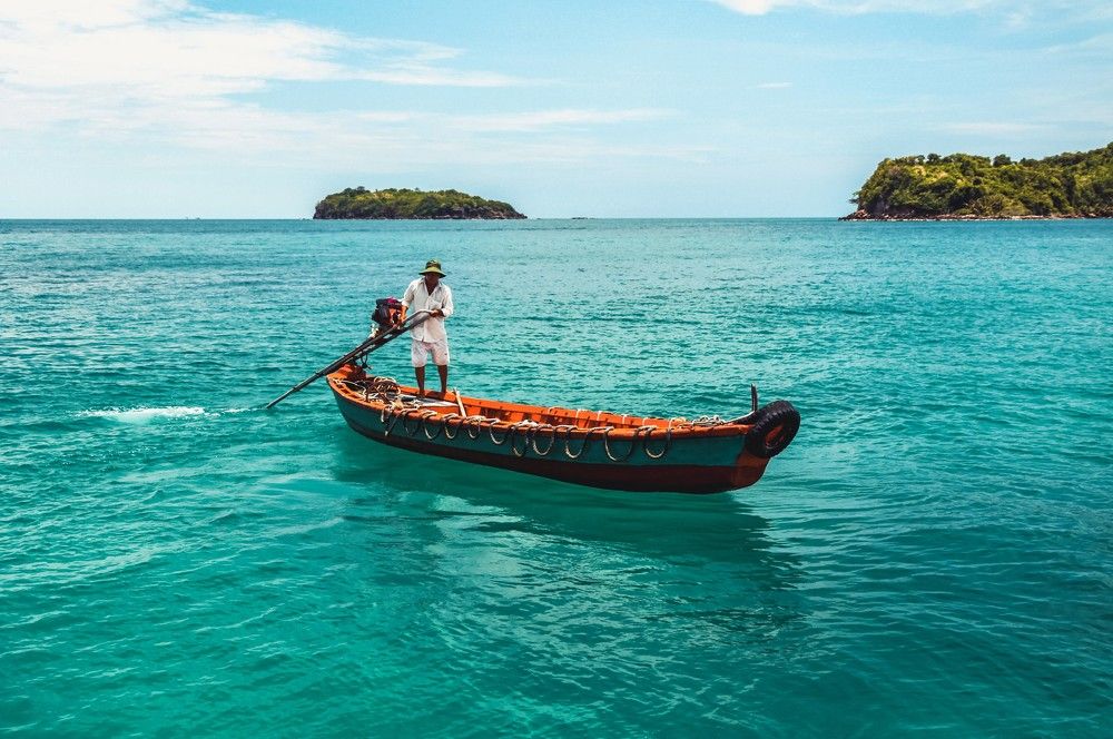 Рыбак Южных островов. Вьетнам. Фукуок