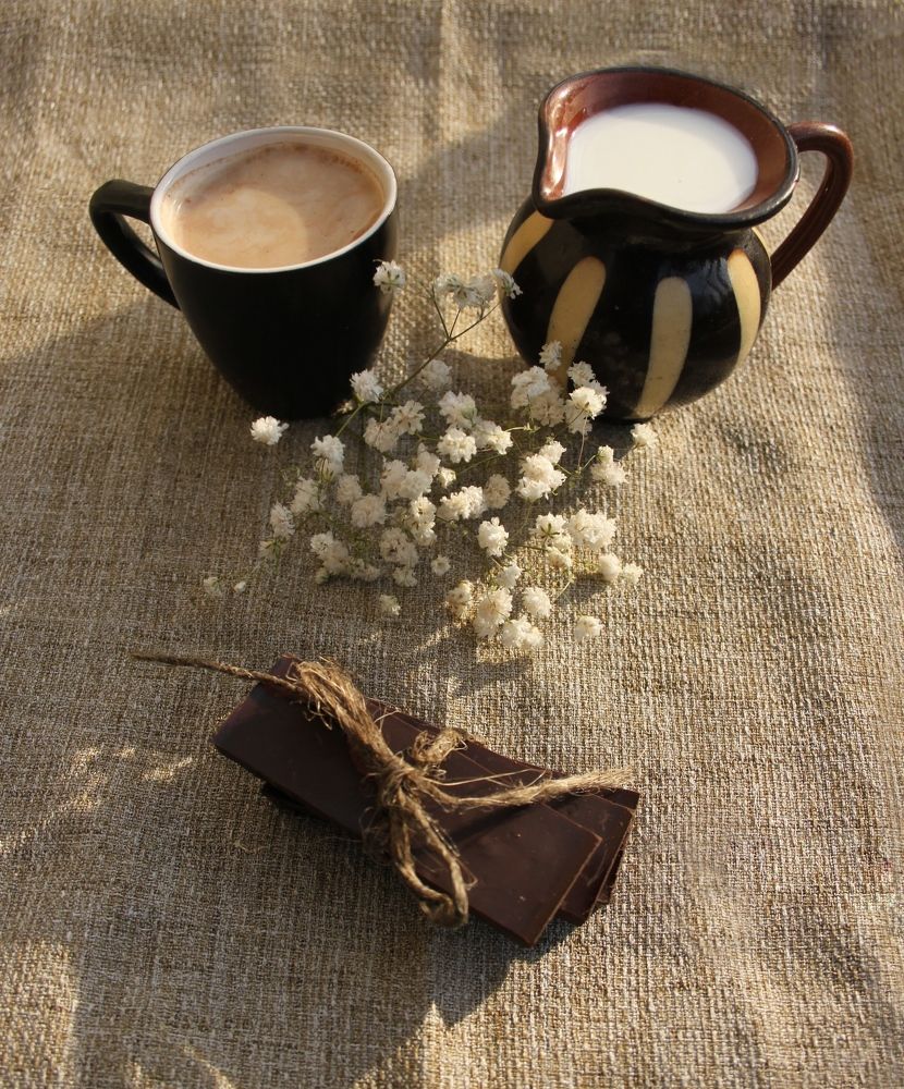 Молочно-шоколвдный завтрак