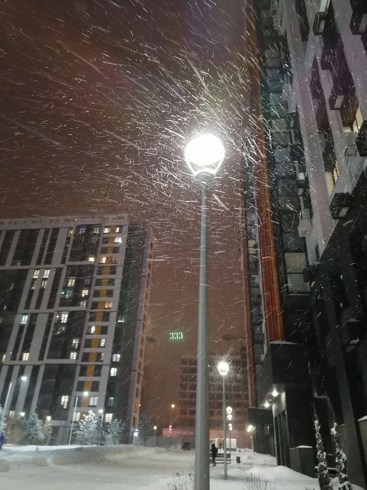 Ночь. Улица. Фонарь.