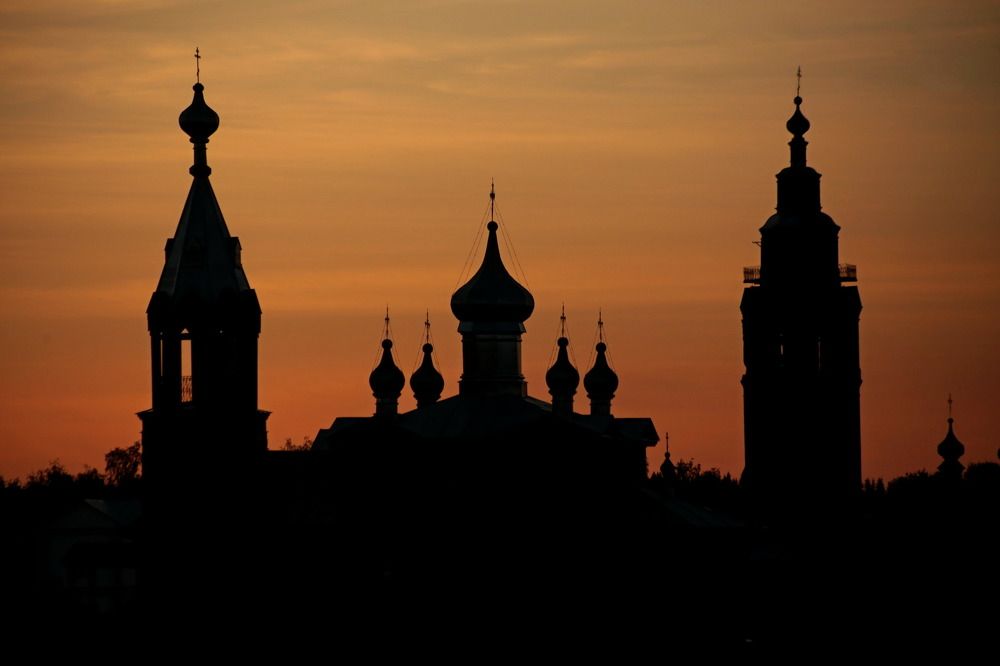 Чердынь после заката