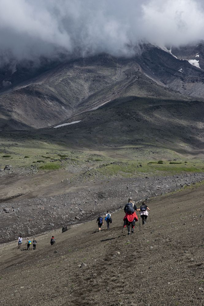 Путешествие к дайкам Корякского вулкана