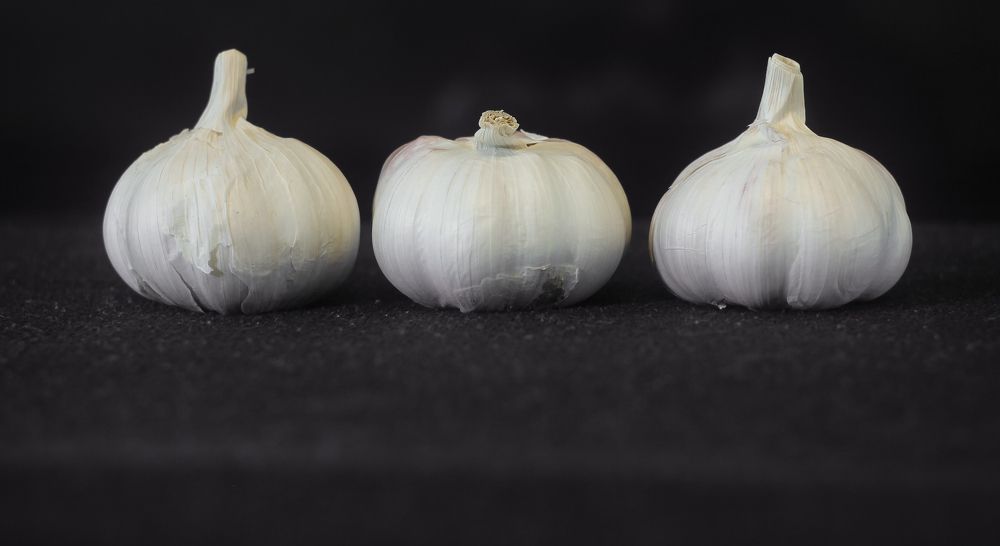 Three garlics