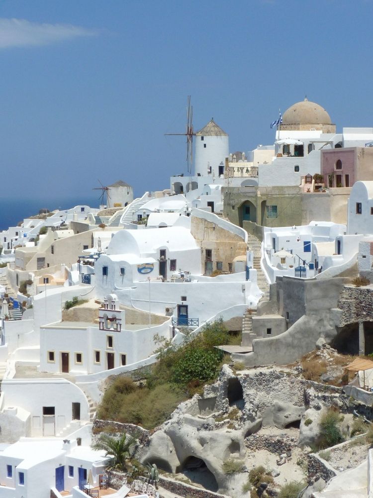 Полуденный зной на Санторини (midday heat in Santorini)