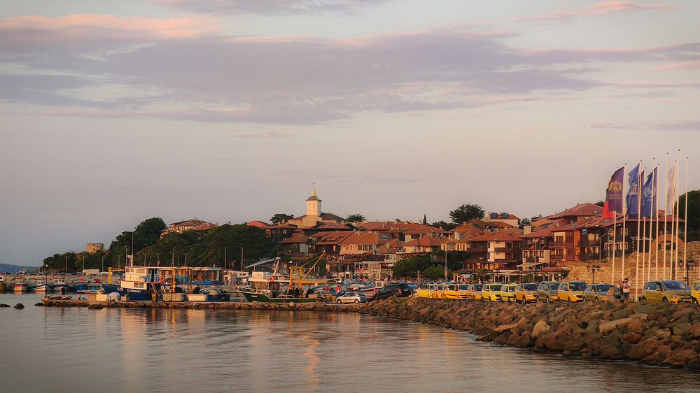 A sunset in Bulgaria, Ancient City of Nessebar