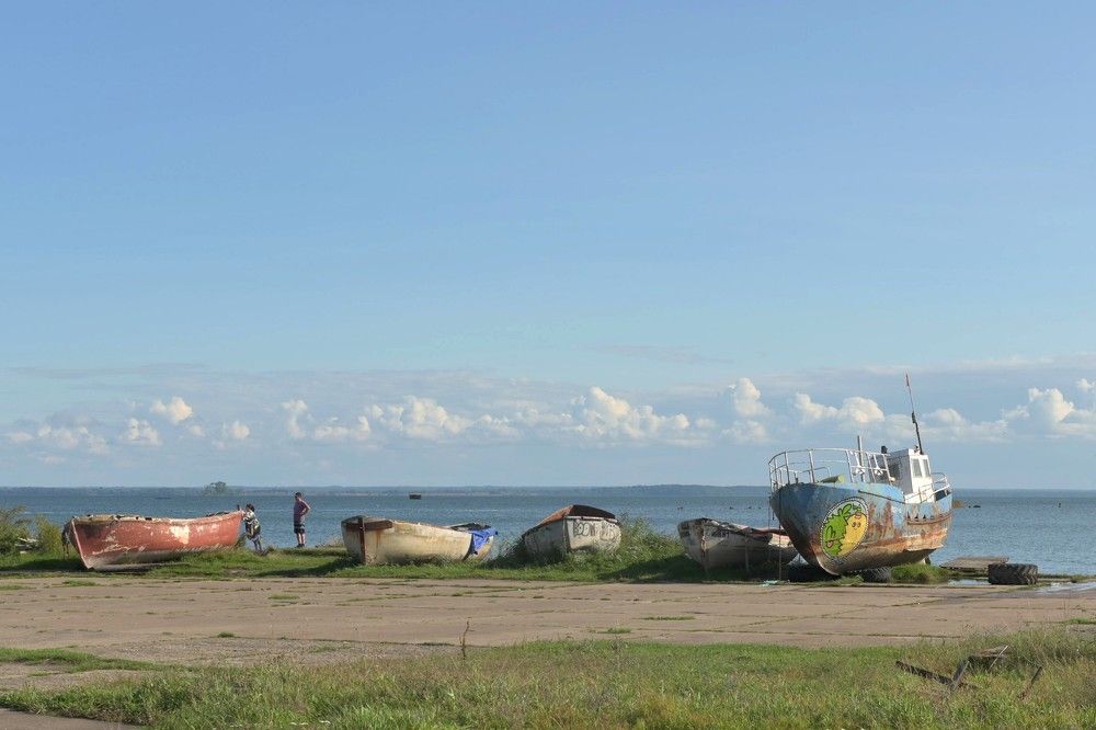 На парковке