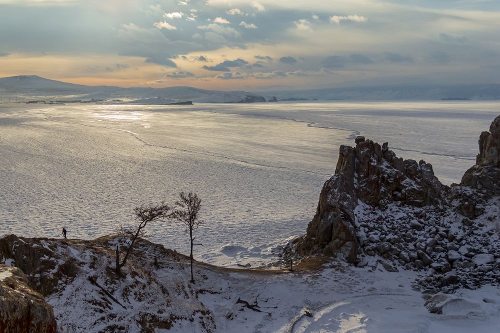 Байкал, пролив Малое море в феврале