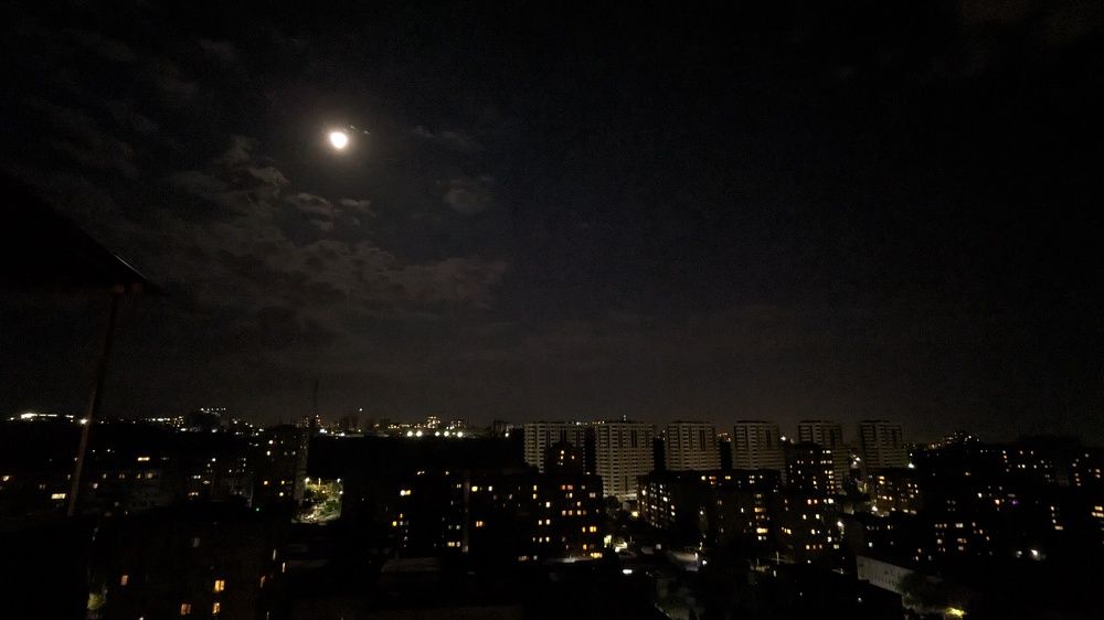 Under the moonlight...