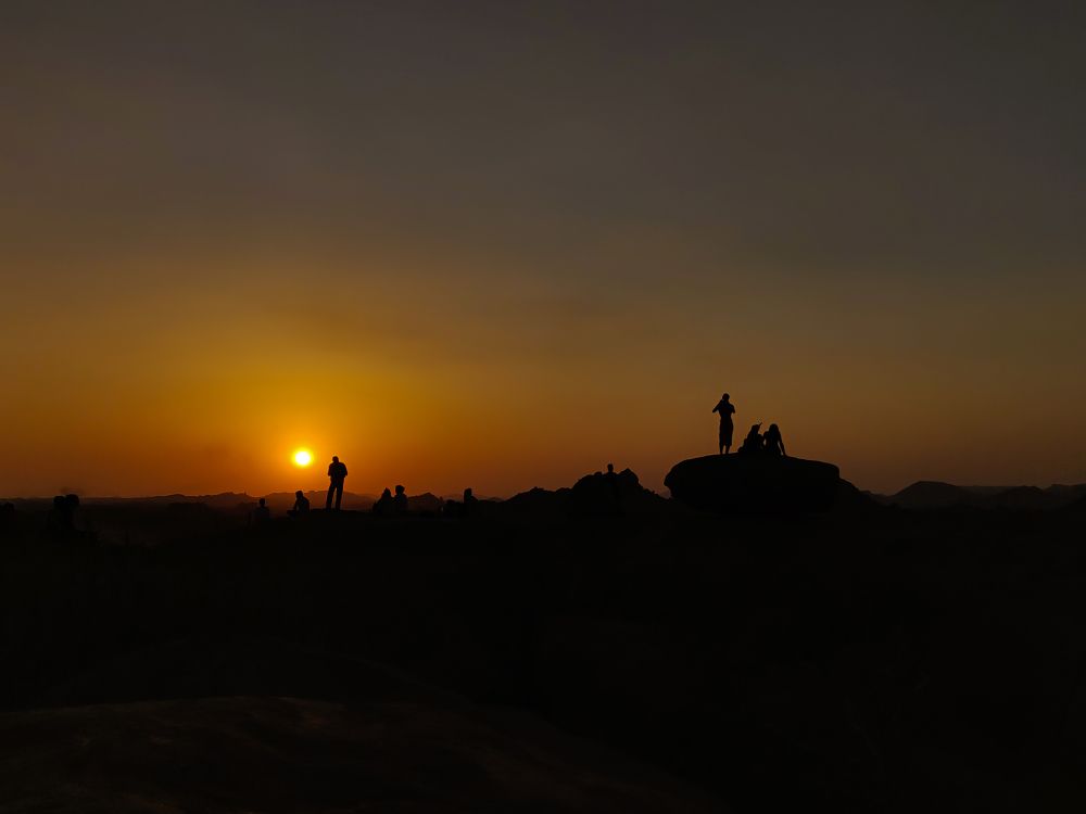 Sunset at Hampi
