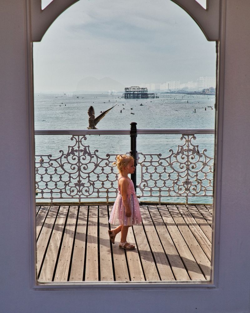 Framed Brighton Girl