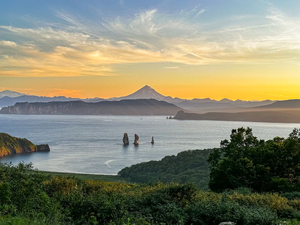 Закат в Авачинской бухте