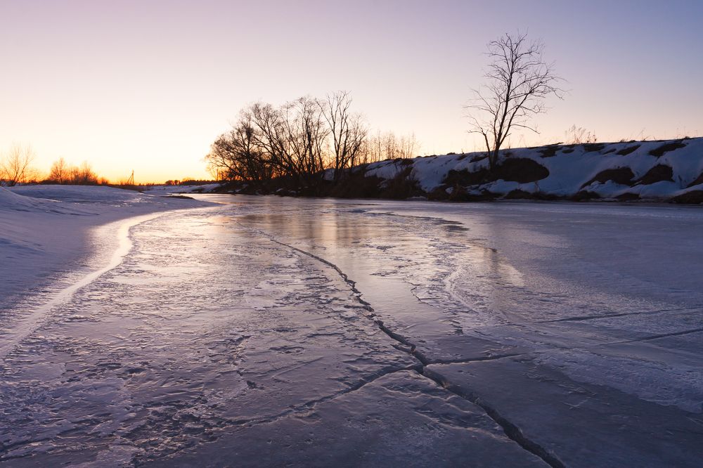 Закат на Протве