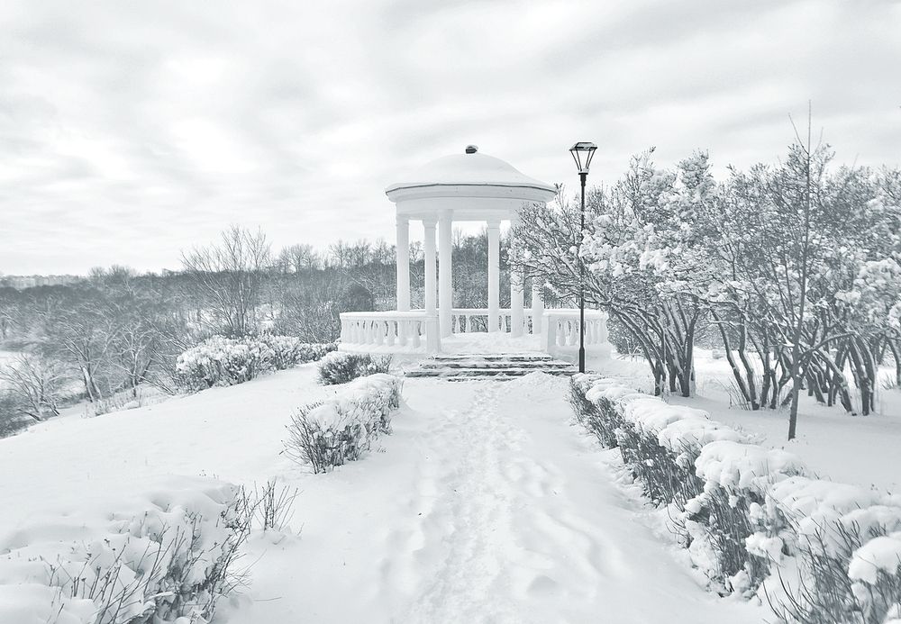 Зимой на Дворянке в Орле