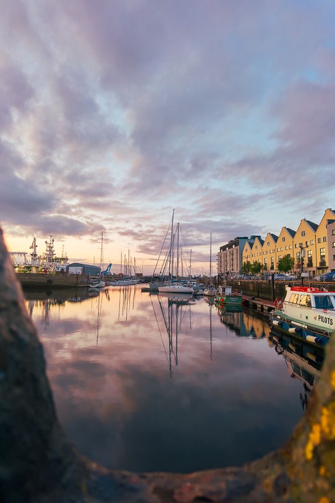 Golden hour at the Port
