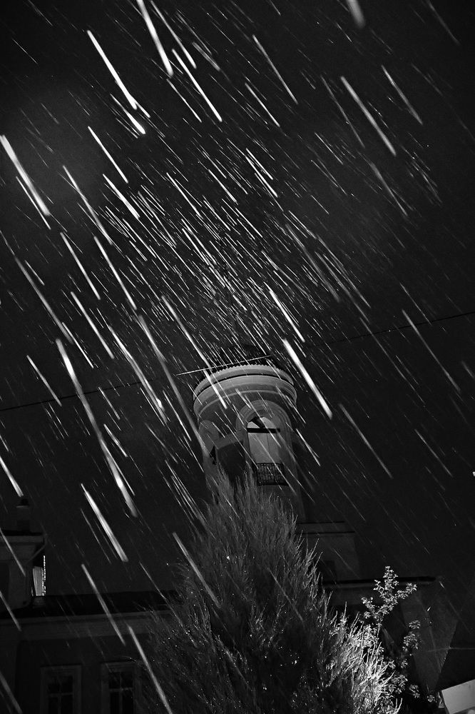 Ночной снегопад