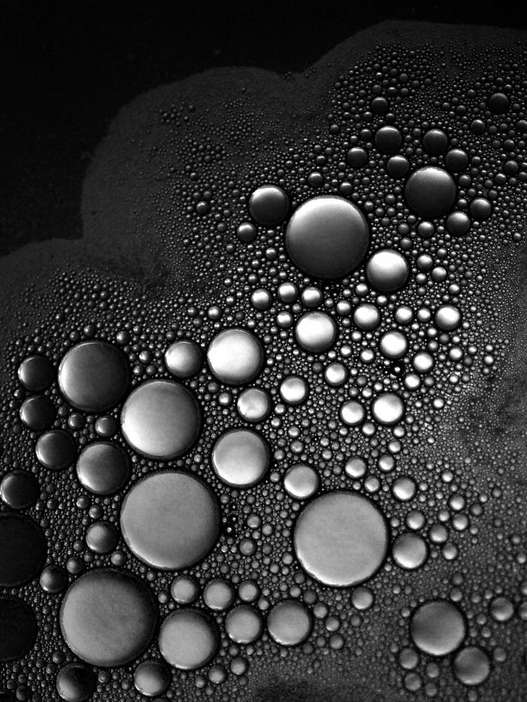 Чёрно-белое макро