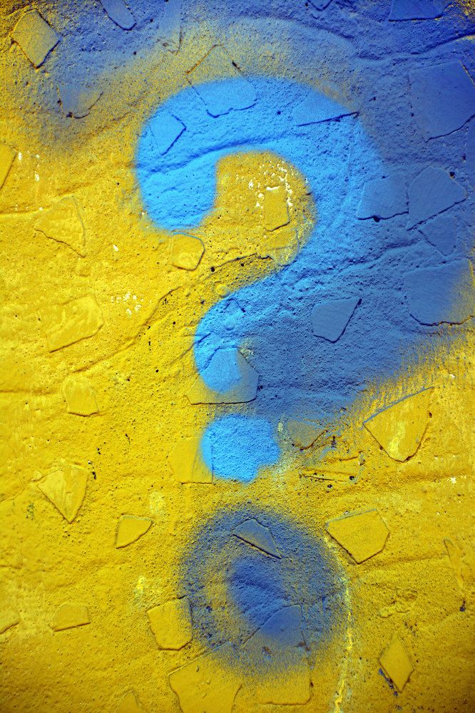 Жёлтое - синее