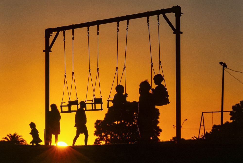 SILHOUETTES IN THE PARK
