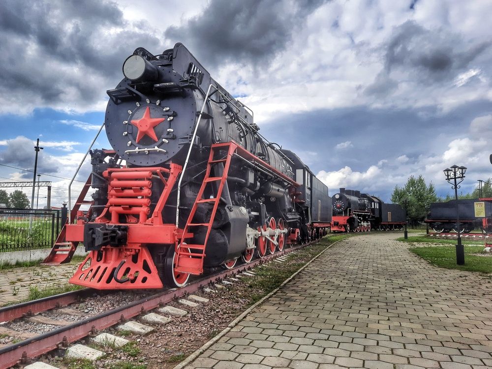 Поезд на вокзале