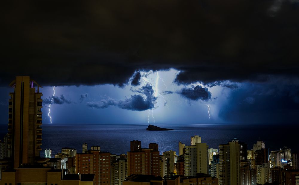 Storm in Benidorm