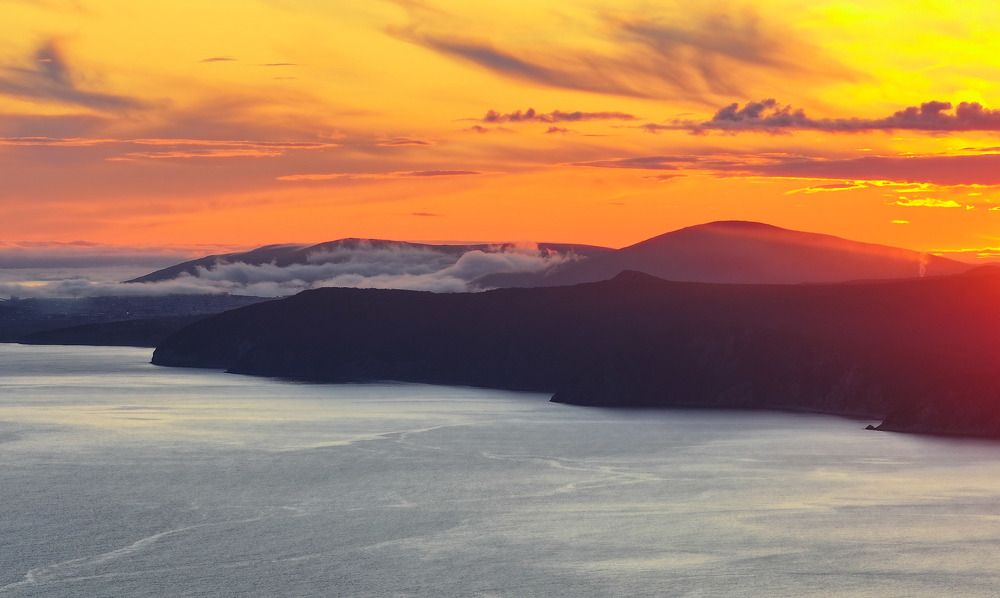 Оранжевый закат