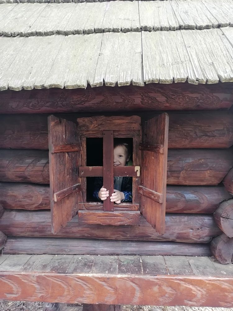В избушке