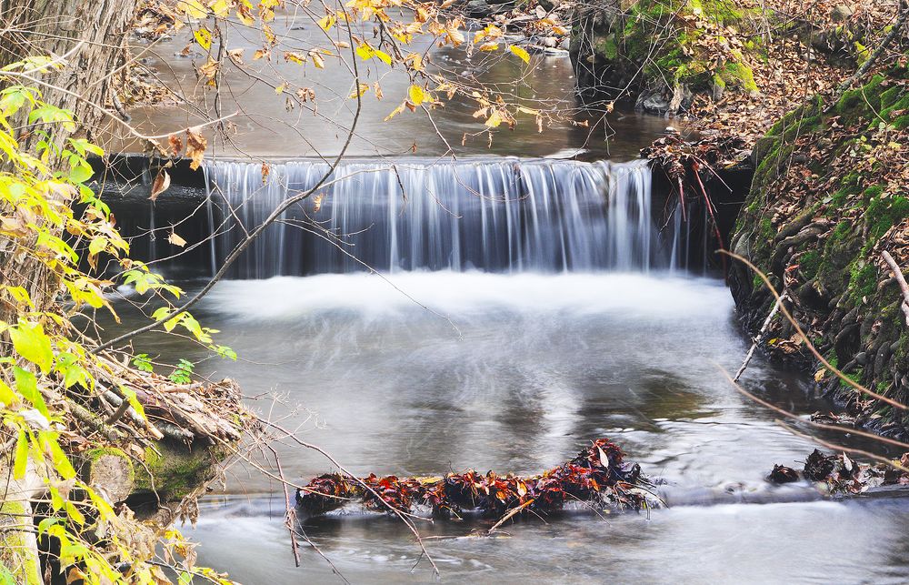 Small waterfall on the Bodvaj stream