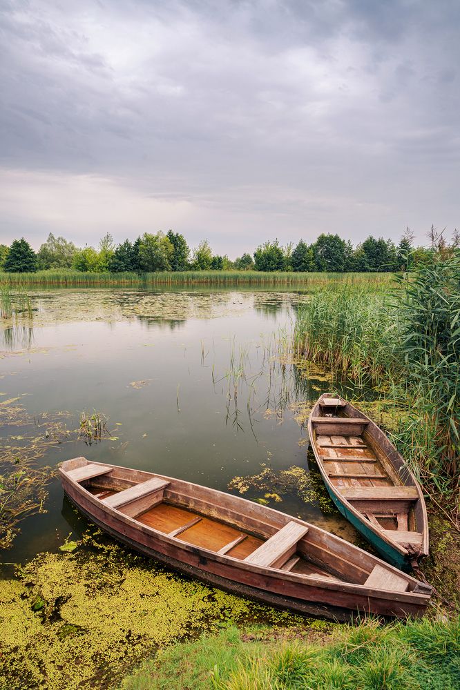 Лодочки на реке Воронеж