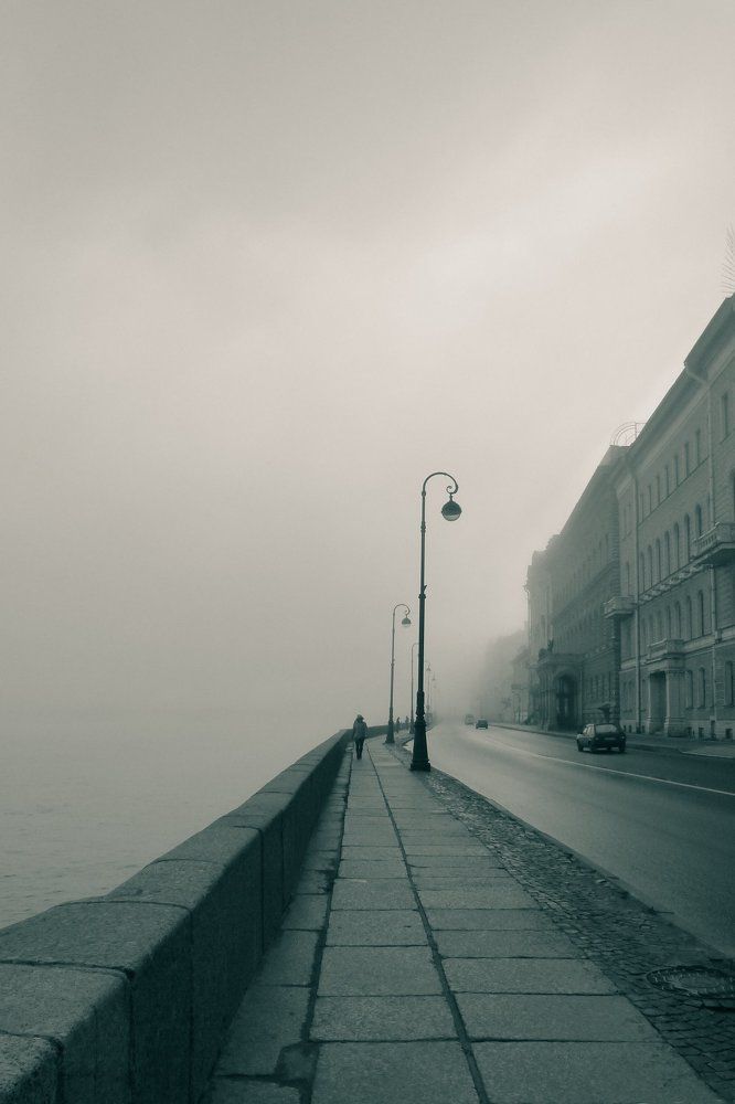 утро туманное