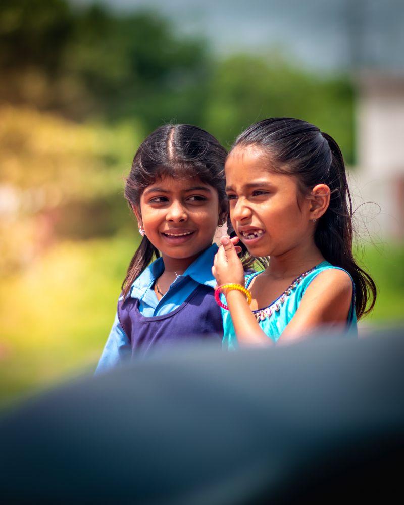 A day with village school kids