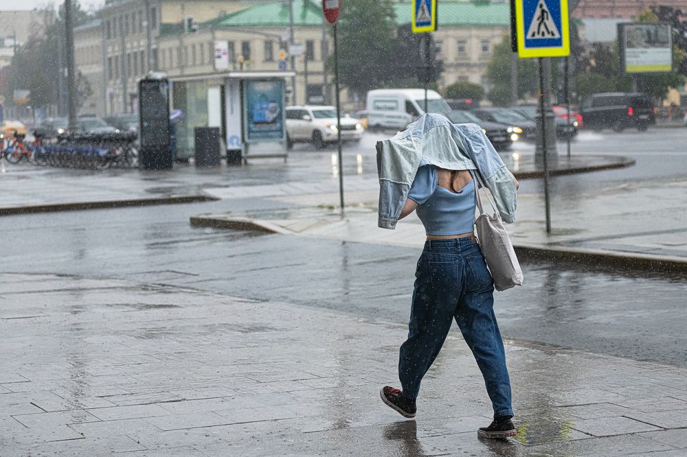 Дождь в Москве