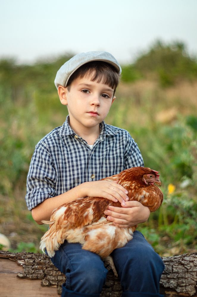 Варлам с курицей