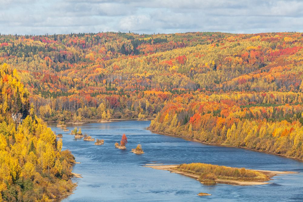 Осень на реке Вишера