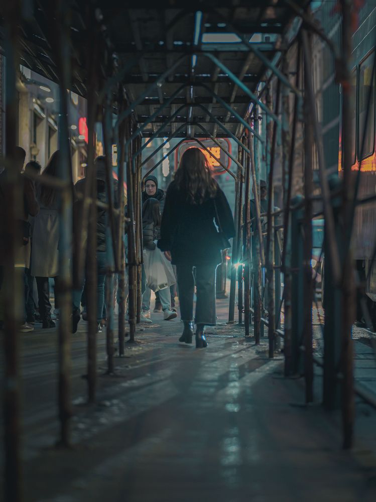 Magic lights under a yard