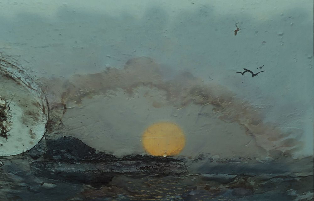 Пейзаж? Нет, потолок.