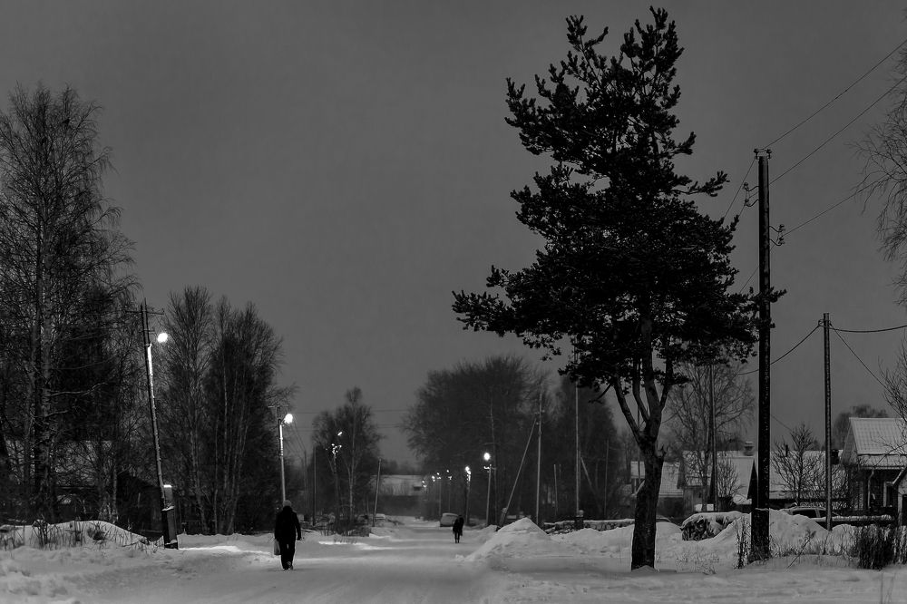 Вечерняя тишина.