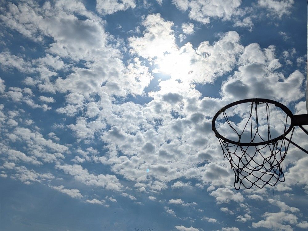 The sky in the net...